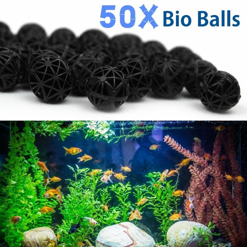 50Pcs 16mm Aquarium Bio Filter - Planted Aquarium Cleaning review and price