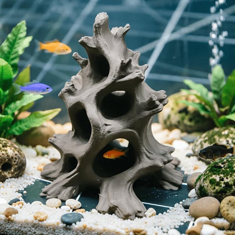 Hidden Multi-Hole Driftwood Fi - Aquarium Driftwood review and price
