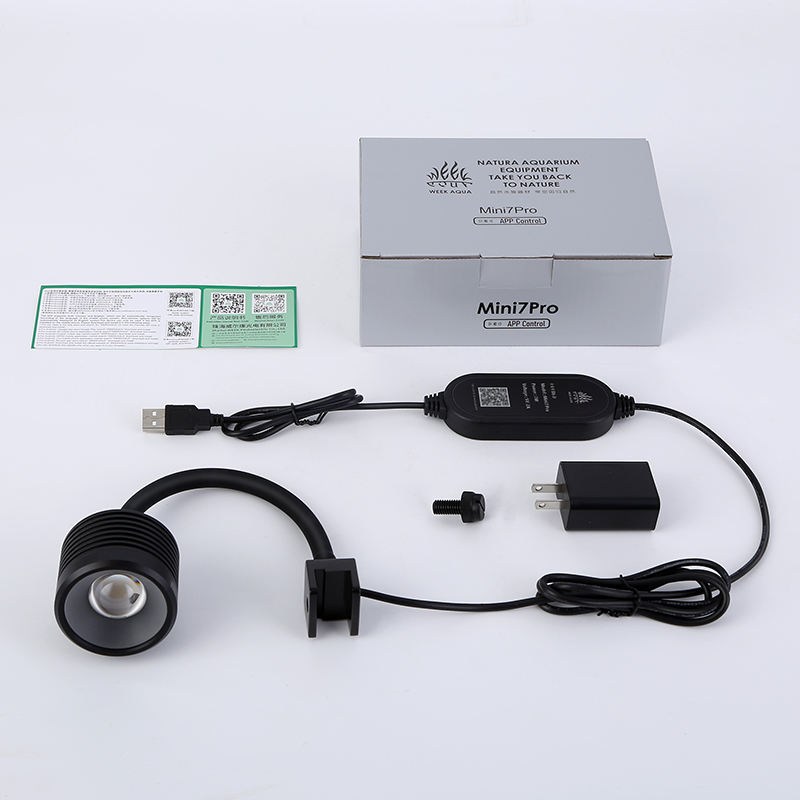 Week Aqua Mini7Pro-F IP68 Subm - Aquarium Plant Light review and price